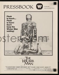 6p0754 WICKER MAN pressbook 1974 Christopher Lee, Britt Ekland, cult horror classic!