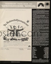 6p0841 WILLY WONKA & THE CHOCOLATE FACTORY pressbook 1971 Gene Wilder, it's scrumdidilyumptious!
