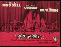6p0339 GYPSY promo brochure 1962 Rosalind Russell, sexy Natalie Wood as Louise Hovick, Karl Malden!