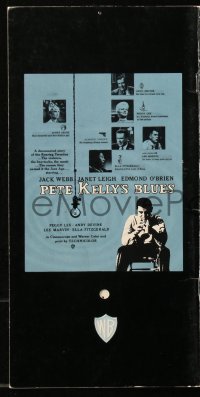 6p0354 PETE KELLY'S BLUES die-cut promo brochure 1955 Jack Webb, Janet Leigh, Edmond O'Brien, Lee