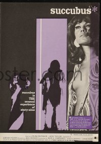 6p0364 SUCCUBUS promo brochure 1970 Necronomicon - Getraumte Sunden, Jesus Franco, sexy images!