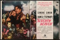 6p0647 SEVENTH HEAVEN trade ad 1937 great images of James Stewart & pretty Simone Simon!
