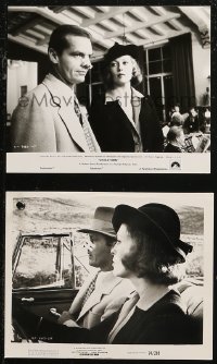 6r0420 CHINATOWN 2 8x10 stills 1974 images of Jack Nicholson, Faye Dunaway, Roman Polanski classic!