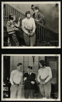 6r0460 KICK-OFF 2 8x10 stills 1931 Hal Roach, George Stevens, football, boyfriend Mickey Daniels!