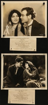6r0478 LOVES OF AN ACTRESS 2 8x10 stills 1928 great images of pretty Pola Negri with Nils Asther!