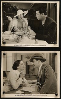 6r0517 STRANDED 2 8x10 stills 1935 great close-up images of sexiest Kay Francis & George Brent!