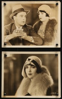 6r0530 WHAT A NIGHT 2 8x10 stills 1928 great close-up image of William Austin & sexy Bebe Daniels!