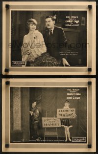 6r1183 BROMO & JULIET 2 LCs 1926 wacky Charley Chase puts on William Shakespeare play, very rare!