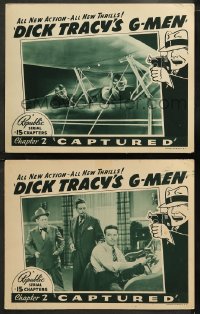 6r1197 DICK TRACY'S G-MEN 2 chapter 2 LCs 1939 Byrd, Chester Gould, Republic serial, Captured!