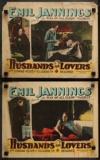 6r1220 HUSBANDS OR LOVERS 2 LCs 1927 Nju - Eine unverstandene Frau, Emil Jannings, Elizabeth Bergner!