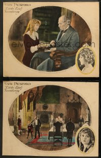 6r1229 LITTLE LORD FAUNTLEROY 2 LCs 1921 cool images of gorgeous Mary Pickford in the title role!