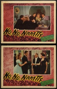 6r1240 NO, NO, NANETTE 2 LCs 1940 wonderful images of sexy elegant Anna Neagle, Victor Mature!
