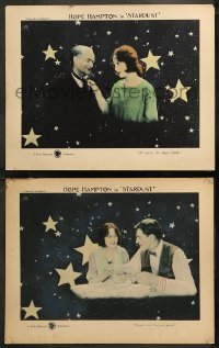 6r1260 STARDUST 2 LCs 1922 small town girl Hope Hampton goes to New York, Fannie Hurst, ultra rare!