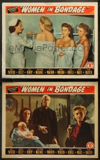 6r1277 WOMEN IN BONDAGE 2 LCs 1943 Nancy Kelly is disgusted by Nazi treatment of women!