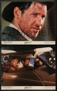 6r0751 INDIANA JONES & THE TEMPLE OF DOOM 8 color 11x14 stills 1984 Lucas, Spielberg, Ford & Capshaw!