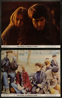 6r0809 PANIC IN NEEDLE PARK 8 color 11x14 stills 1971 Al Pacino & Winn, heroin addicts, no slugs!