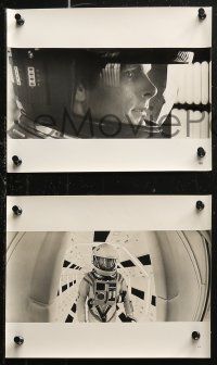 6r0145 2001: A SPACE ODYSSEY 10 8x10 stills 1968 Stanley Kubrick, images in Cinerama format!