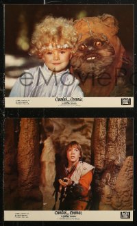 6r0016 CARAVAN OF COURAGE 8 8x10 mini LCs 1984 An Ewok Adventure, Star Wars, great images!