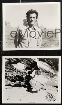 6r0151 EIGER SANCTION 10 candid 8x10 stills 1975 mountain climbing star & director Clint Eastwood, candids!
