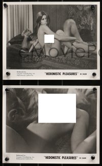 6r0346 HEDONISTIC PLEASURES 3 8x10 stills 1969 where only the bold and the very adult dare look!
