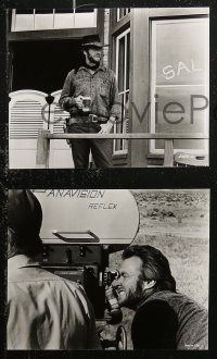 6r0135 HIGH PLAINS DRIFTER 11 7.5x9.5 stills 1973 Clint Eastwood, some candid & w/Verna Bloom!