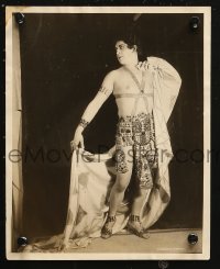 6r0459 JOSE MOJICA 2 stage play 8x10 stills 1924 the star cast as dancer Ademo in Cleopatra!