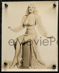 6r0290 JULIE BRYAN 4 7.75x9.5 publicity stills 1940s the sexy burlesque star by Bruno of Hollywood!