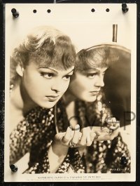 6r0349 KATHERINE DEMILLE 3 8x11 key book stills 1930s wearing wild outfits, close up and full length!