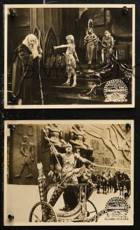 6r0218 TEN COMMANDMENTS 7 English FOH LCs 1923 Cecil B. DeMille's 1st version, Roberts as Moses!