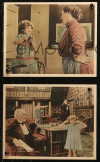 6r0306 TWIN KIDDIES 4 8x10 LCs 1917 Henry King, Baby Marie Osborne plays separated twins, ultra rare!