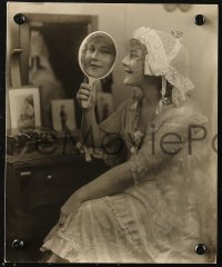 6r0474 LOUISE LOVELY 2 deluxe 7.75x9.75 stills 1920s seated c/u of the pretty actress w/ mirrors!