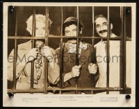6r0493 NIGHT IN CASABLANCA 2 8x10 stills 1946 Marx Brothers Harpo, Chico & Groucho in cell, more!