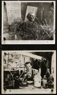 6r0298 PETER CUSHING 4 8x10 stills 1950s-1970s Tales from the Crypt, Curse of Frankenstein, more!