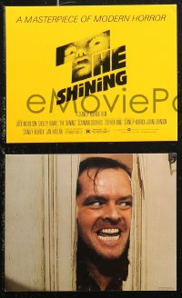 6r0174 SHINING 9 8x10 mini LCs 1980 Stephen King & Stanley Kubrick, Jack Nicholson, Shelley Duvall!