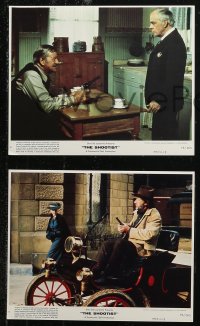 6r0058 SHOOTIST 3 8x10 mini LCs 1976 great different images of John Wayne & James Stewart!