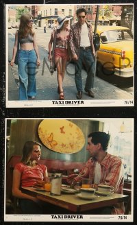 6r0196 TAXI DRIVER 8 8x10 color stills 1976 Scorsese, Robert De Niro, Shepherd, Keitel, Foster!