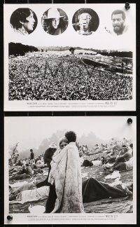 6r0220 WOODSTOCK 7 8x10 stills 1970 great images from legendary rock 'n' roll concert!