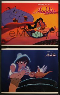 6r0639 ALADDIN 8 LCs 1992 classic Disney Arabian cartoon, great images of Prince Ali & Jasmine!
