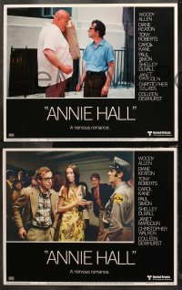 6r0896 ANNIE HALL 7 LCs 1977 wacky images of star/director Woody Allen in a nervous romance!