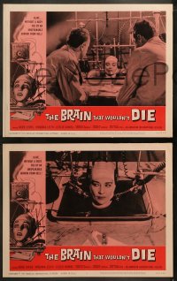 6r0664 BRAIN THAT WOULDN'T DIE 8 LCs 1962 Virginia Leith as Jan in the Pan, ultra rare complete set!