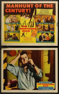 6r0669 BROTHERS RICO 8 LCs 1957 Richard Conte, Dianne Foster, Kathryn Grant, Larry Gates!