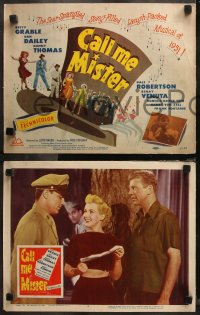 6r0674 CALL ME MISTER 8 LCs 1951 Betty Grable, Dan Dailey, Danny Thomas, Dale Robertson!