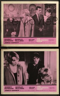 6r1107 CHILDREN'S HOUR 3 LCs 1962 great images of Audrey Hepburn, James Garner, Shirley MacLaine!