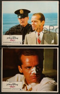 6r0939 CHINATOWN 6 int'l LCs 1974 great images of Jack Nicholson in Roman Polanski film noir classic!