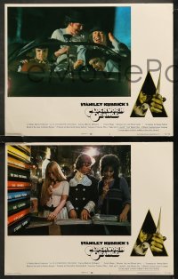6r1030 CLOCKWORK ORANGE 4 LCs 1972 Malcolm McDowell in Stanley Kubrick ultra-violence classic!