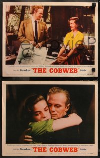 6r1031 COBWEB 4 LCs 1955 all great images with Richard Widmark and sexiest Gloria Grahame!