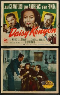 6r0693 DAISY KENYON 8 LCs 1947 Joan Crawford, Henry Fonda, Dana Andrews, directed by Otto Preminger!