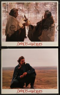 6r0942 DANCES WITH WOLVES 6 LCs 1990 Graham Greene, Kevin Costner & Native American Indians!