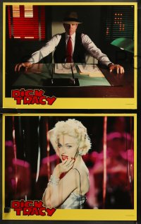 6r0616 DICK TRACY 11 LCs 1990 Warren Beatty, Annette Bening & Charlie Korsmo in car!
