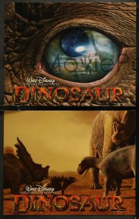 6r0627 DINOSAUR 9 LCs 2000 Disney, great CGI animated images of prehistoric creatures!